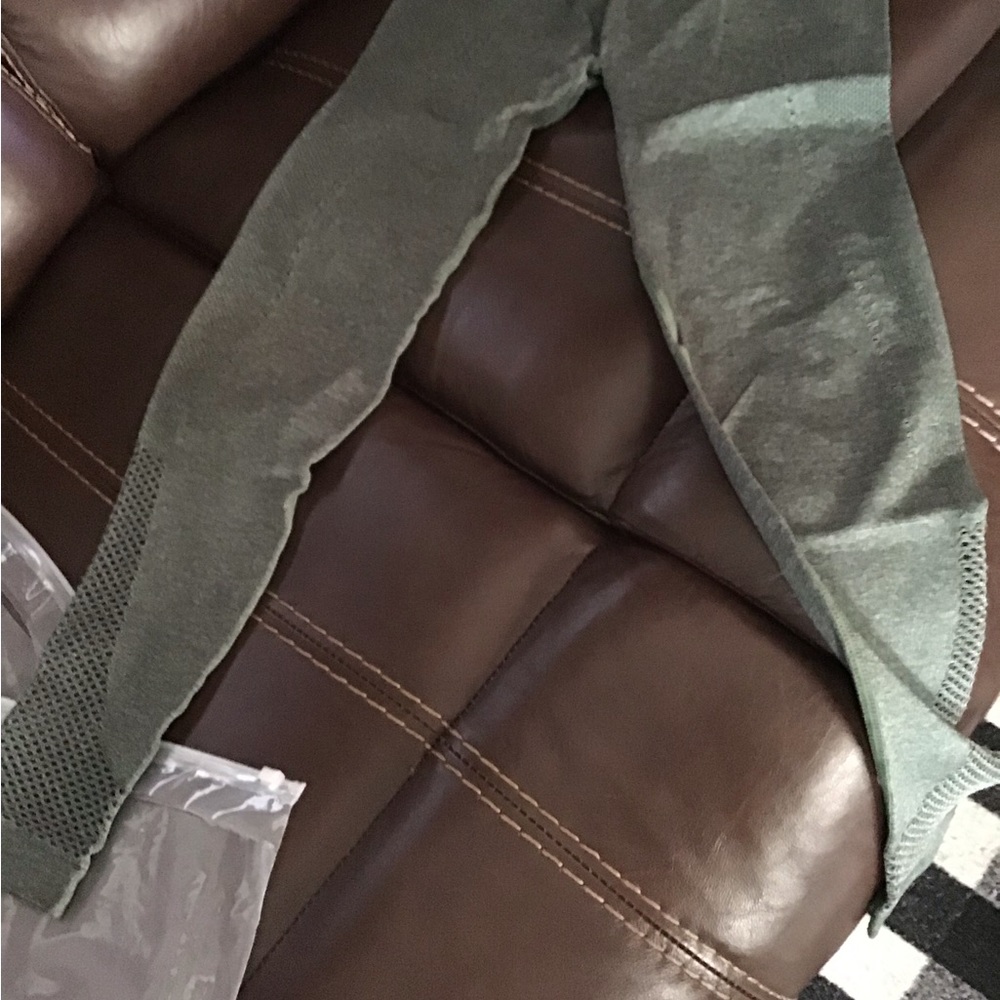 Fastarry leggings, wavy breath mesh, seamless legging, dark green, size 06